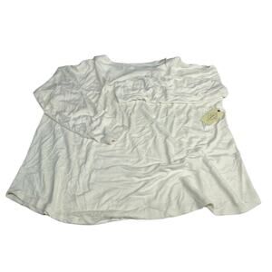 St. John's Bay Long Sleeve Women's Top Ivory 3X